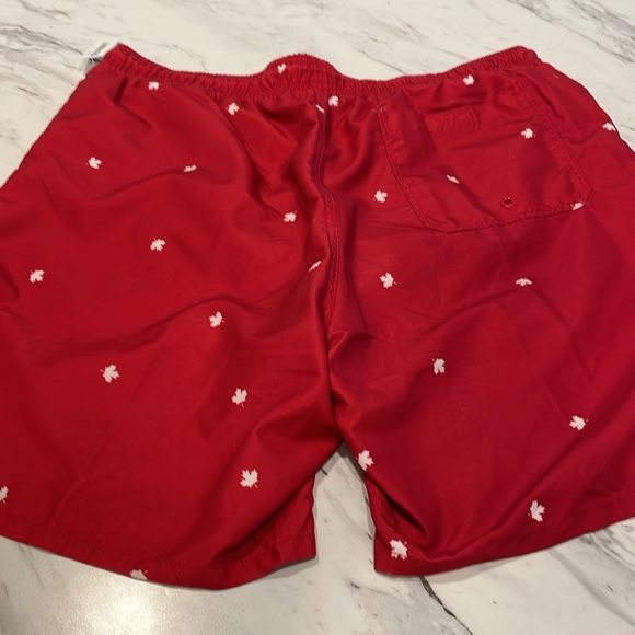 New Old Navy Canadian Maple Leave Swim Trunks - Picture 3 of 4